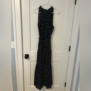 Black Polka Dot Maxi